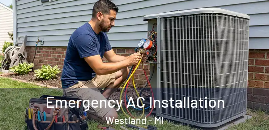Emergency AC Installation Westland - MI