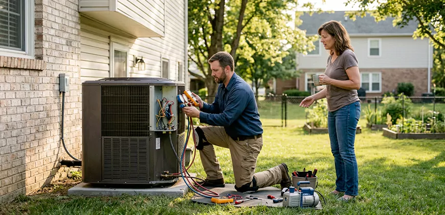 HVAC Replacement in Westland