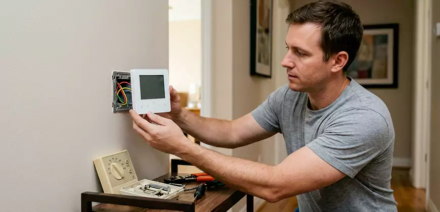 Heat Pump Thermostat Configuration in Westland